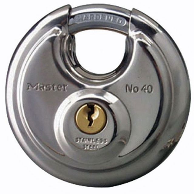 (image for) Stainless Steel Padlock Shielded Shank Dexter/Redneck #40D