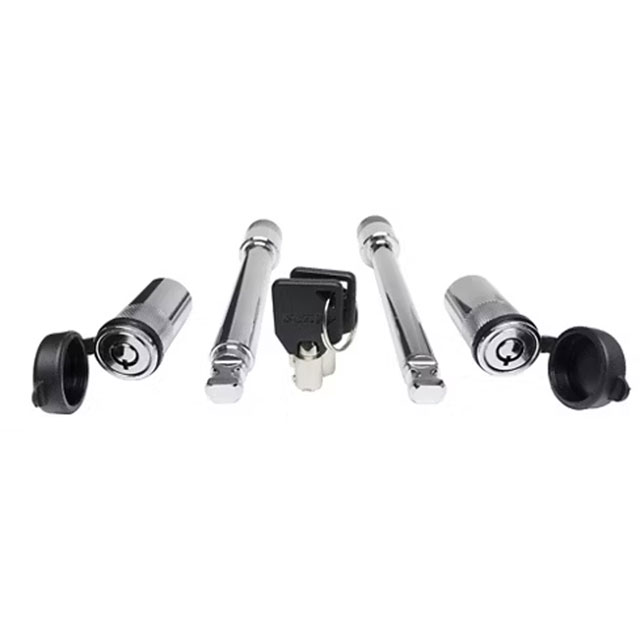 (image for) Trailer Dual Hitch Lock HD Solid Steel 2.5" Receiver Dexter/Redneck #86-00-4225