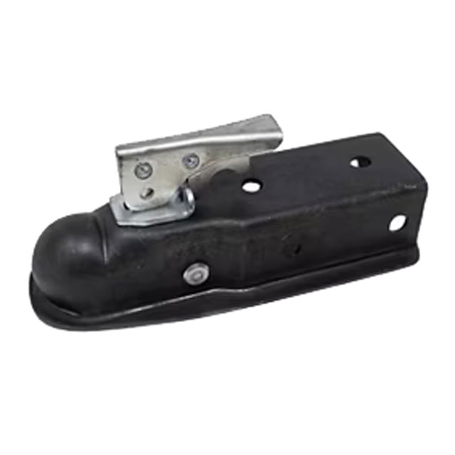 (image for) Trailer Ram Straight Tongue Coupler 2" Ball 3,500 lb. Oily 2 1/2" Channel Dexter/Redneck #CT3002