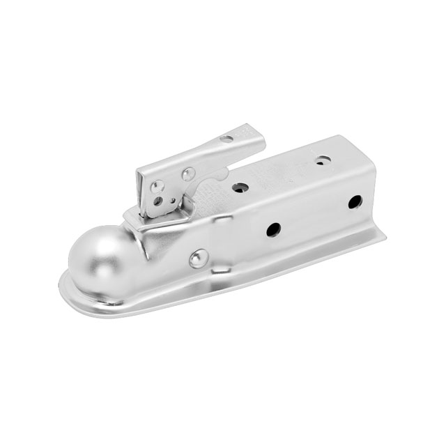 (image for) Trailer Ram Straight Tongue Coupler 2" Ball 3,500 lb. Zinc 2 1/2" Channel Dexter/Redneck #CT3002Z