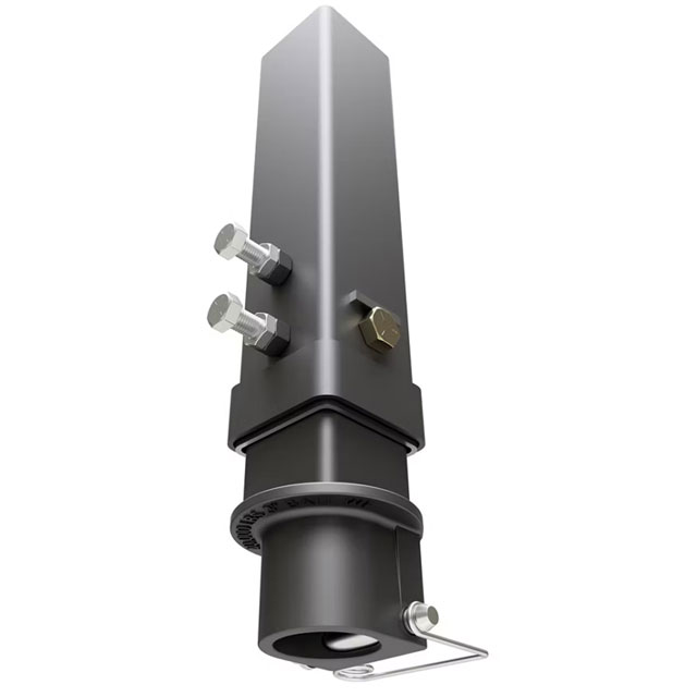 (image for) Trailer Wallace Forge Gooseneck Coupler 3" Ball Square 40,000 lb. Dexter/Redneck #GC300110