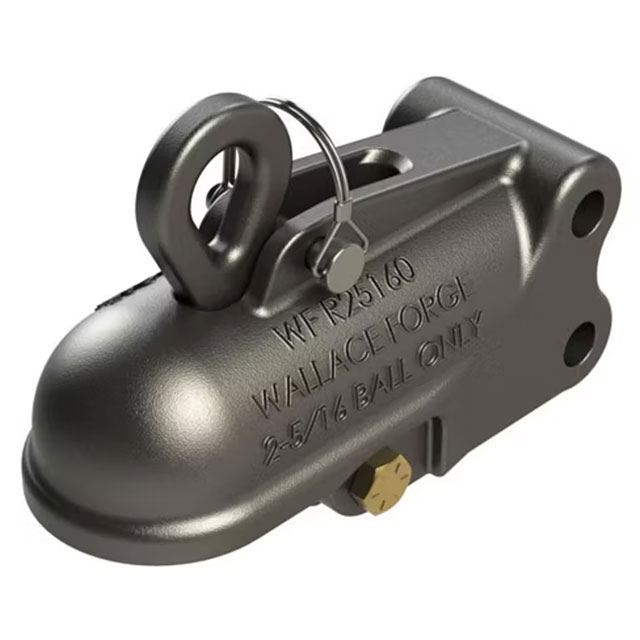 (image for) Trailer Wallace Forge Adjustable Coupler With 5 Position Channel 2 5/16" Ball 20k Dexter/Redneck #R25160CXL-20K
