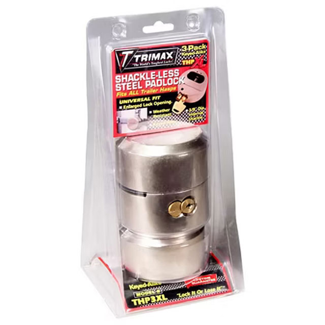(image for) Trailer Hockey Puck Internal Shackle Door Lock 3 Pack Dexter/Redneck #THP3XL