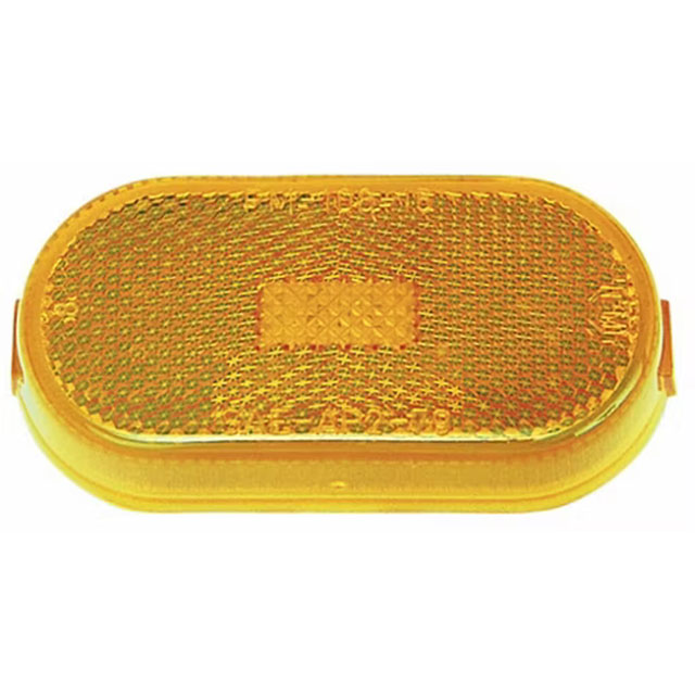 (image for) Trailer Marker Clearance Incandesent Light Oblong Incandesent 2 Bulb Amber Dexter/Redneck #106A