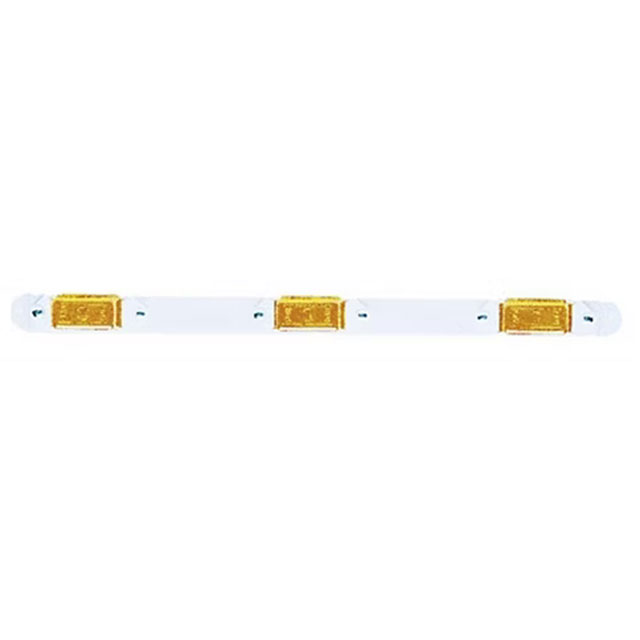 (image for) Trailer Identification Light Bar Incandescent 16.63" Amber 3 Bulb Dexter/Redneck #107-3A