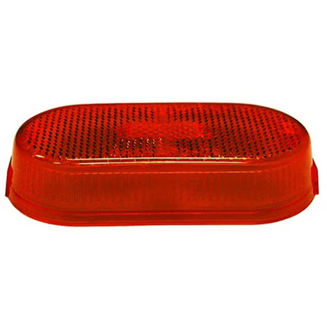 (image for) Trailer Clearance-Marker Light Replacement Red Lens Oblong Dexter/Redneck #108-15R