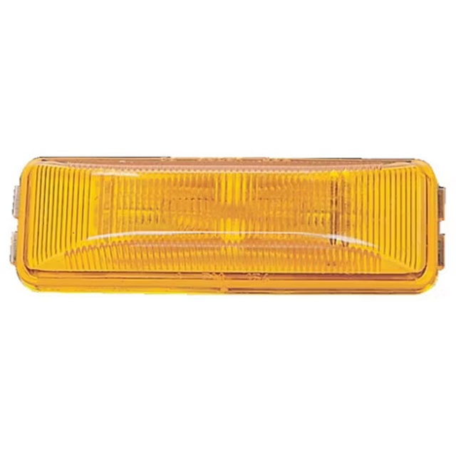 (image for) Trailer Marker Clearance Incandescent Light Only Incandescent 3.91" Rectangular 1 Bulb Amber Thinline Standard