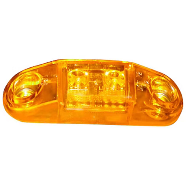 (image for) Trailer Marker ClearanceLight 2.6" Incandescent Rectangular Amber Dexter/Redneck #168A