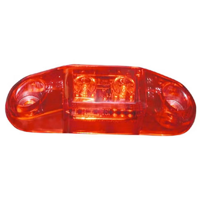 (image for) Trailer Marker Clearance Light 2.6" Incandescent Rectangular Red Dexter/Redneck #168R