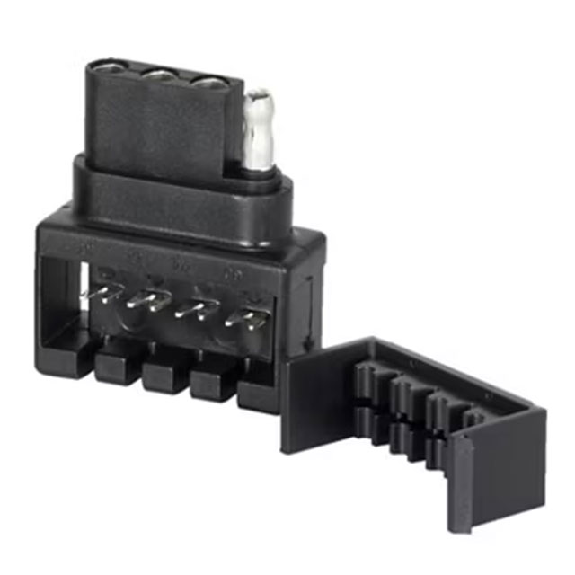 (image for) Trailer Wiring Connector Vehicle End 4-Flat Dexter/Redneck #20030