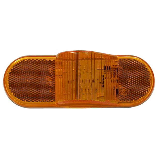 (image for) Trailer Park/Turn Light Only LED 6'' Oval Amber Mid-Ship Dexter/Redneck #351A