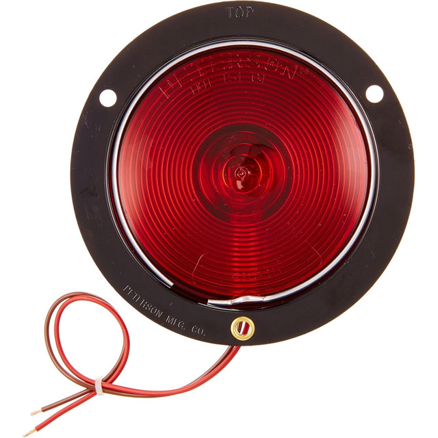 (image for) Trailer Stop/Turn/Tail Light Incandescent 4" Round Standard Red Dexter/Redneck #413