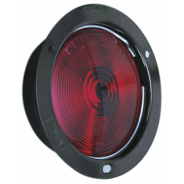 (image for) Trailer Stop/Turn/Tail Light Incadescent 4" Round Vibar Socket Red Dexter/Redneck #425