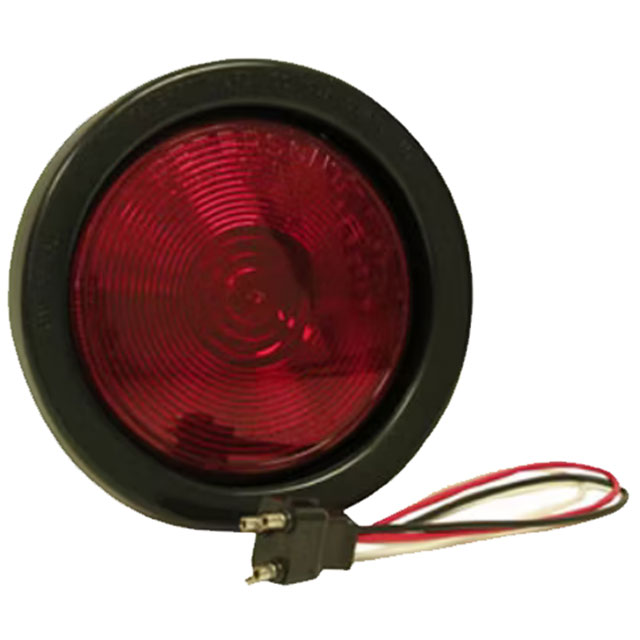 (image for) Trailer Stop/Turn/Tail Light Kit Incandescent 4'' Round Red Standard Dexter/Redneck #426KR