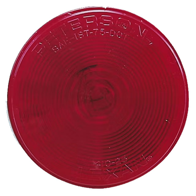 (image for) Trailer Stop/Turn/Tail Light Incandescent 4'' Round Red Standard Dexter/Redneck #426R