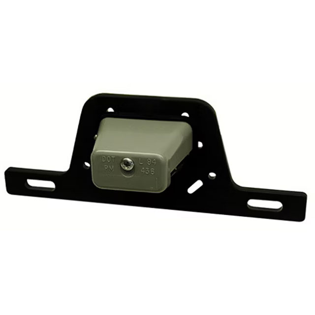(image for) Trailer License Plate Light Incandescent 4" With Steel Bracket Dexter/Redneck #436B