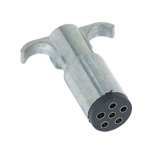(image for) Trailer Wiring Connector Trailer End 6 Way Round Zinc Dexter/Redneck #604
