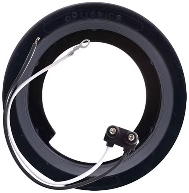 (image for) Trailer Light Mounting Grommet & Pigtail 2" Round Open Back Dexter/Redneck #A-54GK