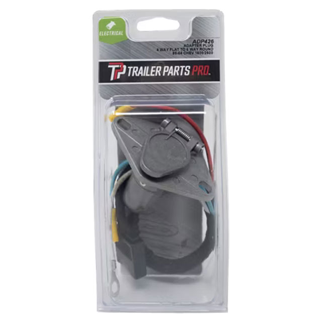 (image for) Trailer Wiring Connector Adaptor 4 Way To 6 Way Round Dexter/Redneck #ADP426