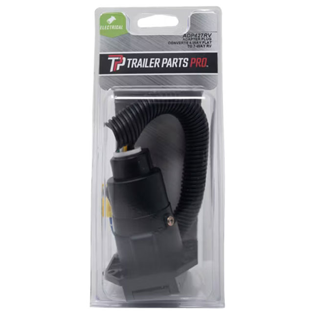 (image for) Trailer Wiring Connector Adaptor 4 Way To 7 Way RV Dexter/Redneck #ADP427RV