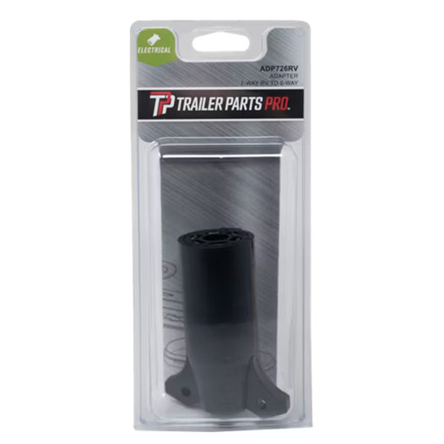 (image for) Trailer Wiring Connector Adaptor 7 Way RV To 6 Round Dexter/Redneck #ADP726RV
