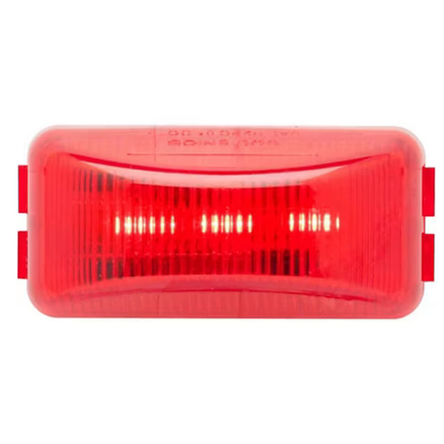 (image for) Trailer Marker Clearance Light Only LED Mini Thinline 2.5" Rectangular 2 Diode Red Standard Dexter/Redneck #AL-91RB