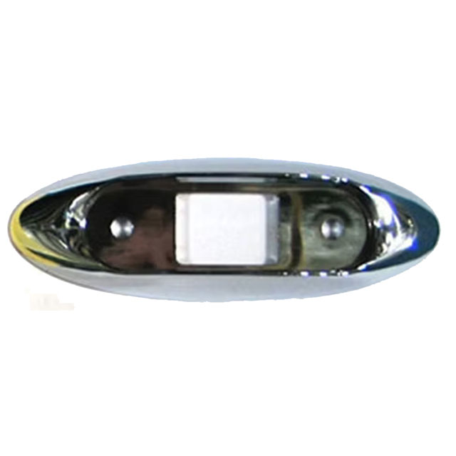 (image for) Trailer Marker Clearance Light Chrome Bezel 168 Series Dexter/Redneck #B168-10