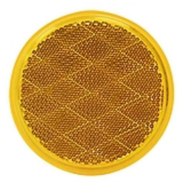 (image for) Trailer Reflector Amber 3 1/4" Round Dexter/Redneck #B475A