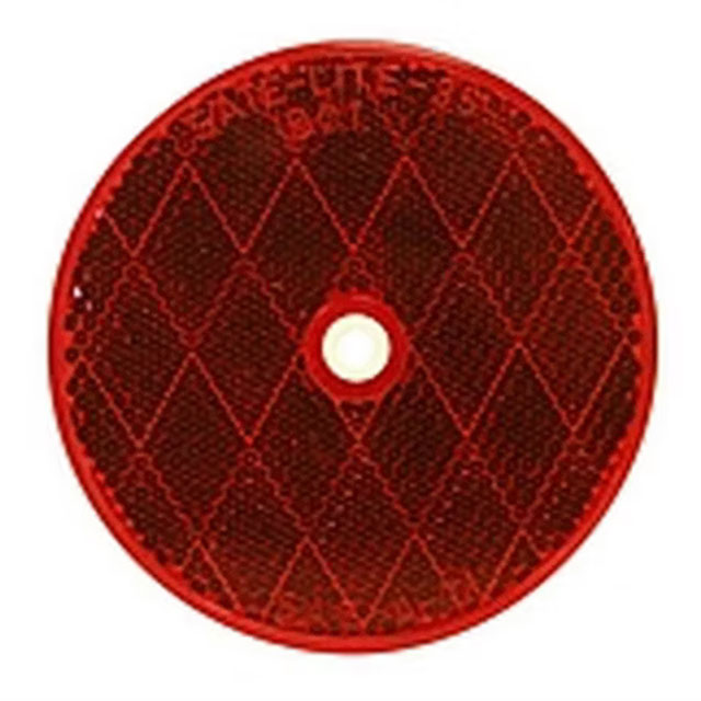 (image for) Trailer Reflector 3 1/4" Red Round Dexter/Redneck #B476R