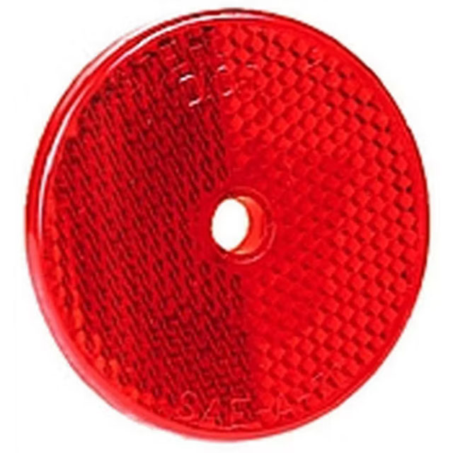 (image for) Trailer Red 2 3/8" Round Reflector Dexter/Redneck #B477R