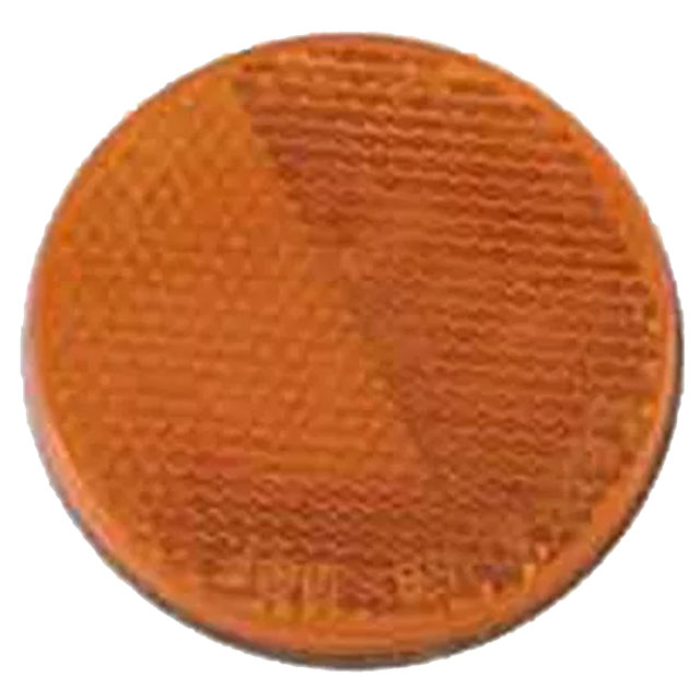 (image for) Trailer Reflector 2 3/8" Amber Round Dexter/Redneck #B481A