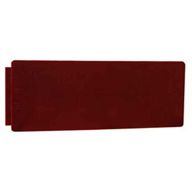 (image for) Trailer Reflector 4.31" Red Rectangular Adhesive Back Dexter/Redneck #B491R