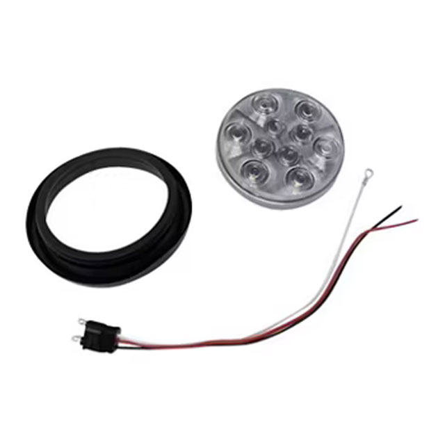 (image for) Trailer Utility Light Kit LED 4" Round Standard Dexter/Redneck #BUL-43CBK
