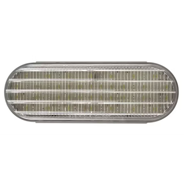 (image for) Trailer Back Up Light LED 6" Oval 36 Diode DOT Compliant White Standard Dexter/Redneck #BUL-52CB