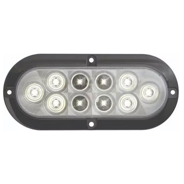(image for) Trailer Utility Light LED 6" Oval LED 10 Diode Dexter/Redneck #BUL-78CB