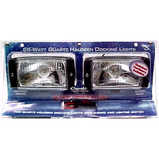 (image for) Trailer Halogen Dock Light Kit 55 Watt Dexter/Redneck #DL16CC