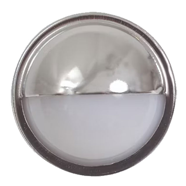 (image for) Trailer License Plate Light Incandescent 1.5" Chrome Snap In Dexter/Redneck #LP-11CB