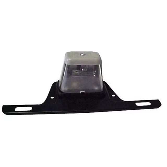 (image for) Trailer License Plate Light Incandescent 6.375" Rectangular 2 Wire With Bracket Dexter/Redneck #LP54CB