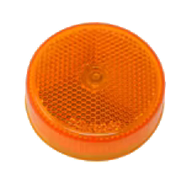 (image for) Trailer Marker Clearance Light Only Incandescent 2 1/2" Round Amber Reflex Dexter/Redneck #LT01-030