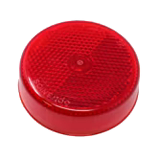(image for) Trailer Marker Clearance Light Only Incandescent 2 1/2" Round Red Reflex Dexter/Redneck #LT01-035