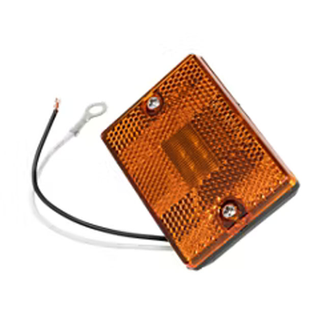 (image for) Trailer Marker Clearance Light Only 2.875" Square 6 Diode Amber Stud Mount Dexter/Redneck #LT02-110