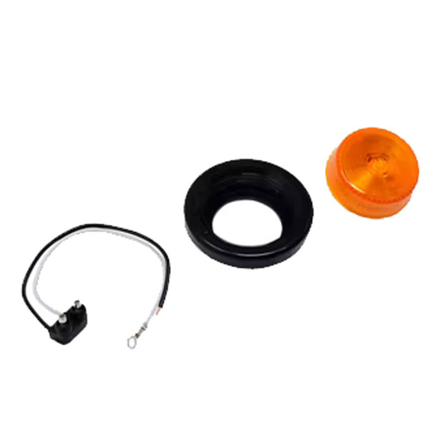 (image for) Trailer Marker Clearance Light Kit LED 2" Round Amber 1 Diode Dexter/Redneck #LT02-300