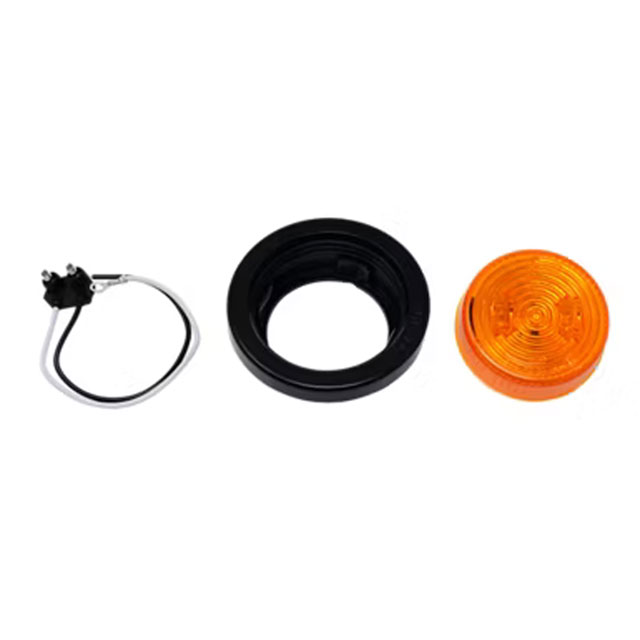 (image for) Trailer Marker Clearance Light Kit LED 2 1/2" Round 2 Diode Amber Dexter/Redneck #LT02-350