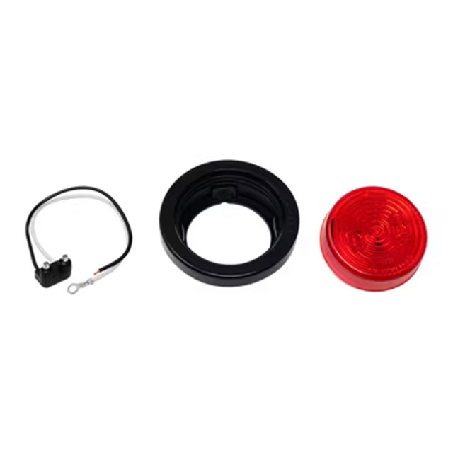 (image for) Trailer Marker Clearance Light Kit led 2 1/2" Round 2 Diode Red Dexter/Redneck #LT02-355