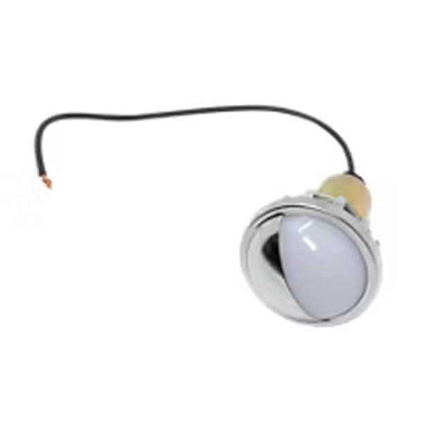 (image for) Trailer License Plate Light Incandescent Chrome Snap In Dexter/Redneck #LT05-300