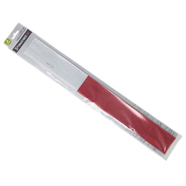 (image for) 3M Conspicuity Tape Strip 2" x 18" 11" Red 7" White 4 Pack Dexter/Redneck #LT07-130