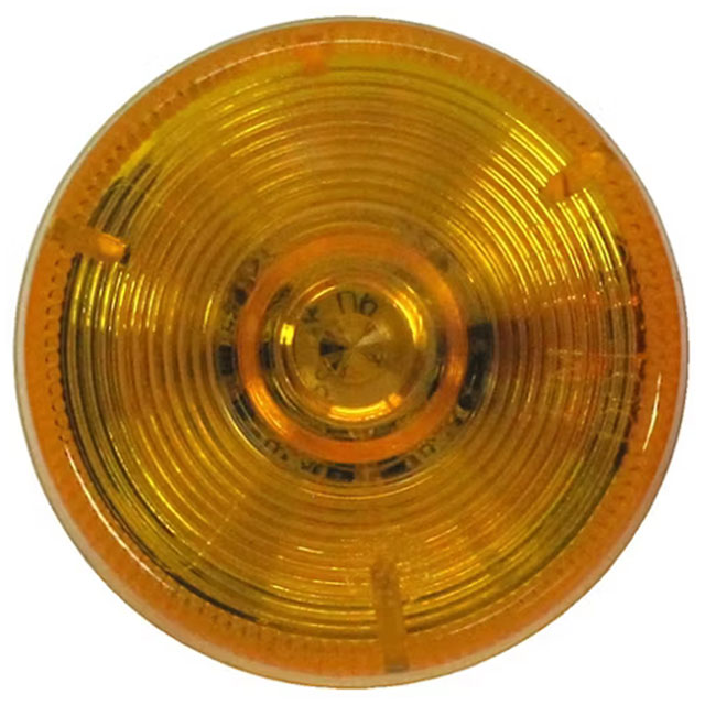 (image for) Trailer Marker Clearance Light Only LED 2" Round 5 Diode Amber Piranha Dexter/Redneck #M165A