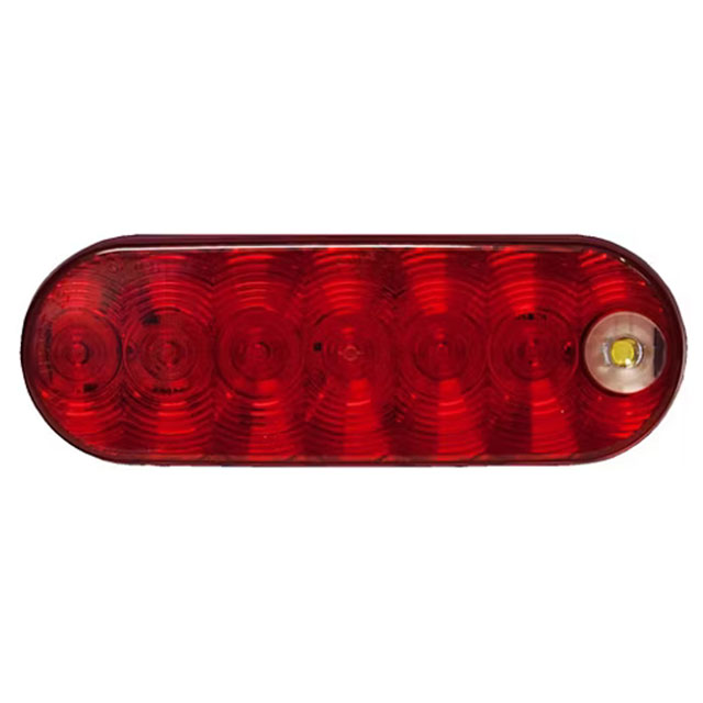 (image for) Trailer Stop/Turn/Tail/Backup Light Only LED 6'' Oval Cyclops Dexter/Redneck #M880-7