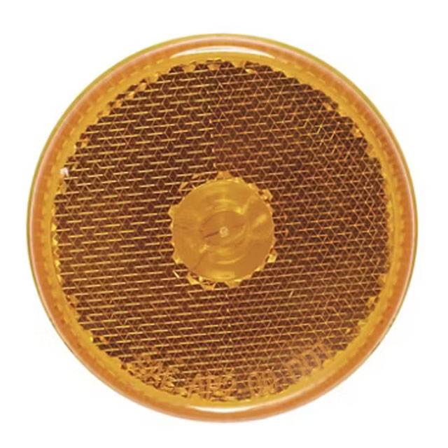(image for) Trailer Marker Clearance Incandescent Light 2 1/2" Round Amber Reflex Dexter/Redneck #MC-57AB