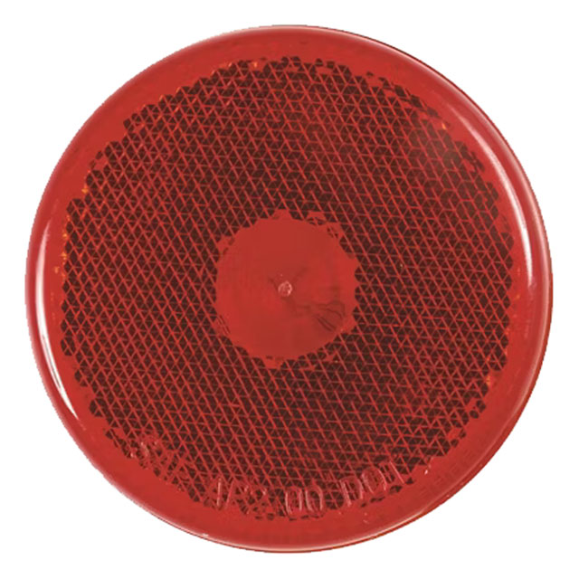 (image for) Trailer Marker Clearance Incandscent Light 2 1/2" Round Red Reflex Dexter/Redneck #MC-57RB